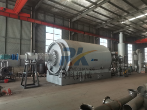 Customized Oil Sludge Used Tire Recycling Pyrolysis Machine 10 TPD ruike machinery