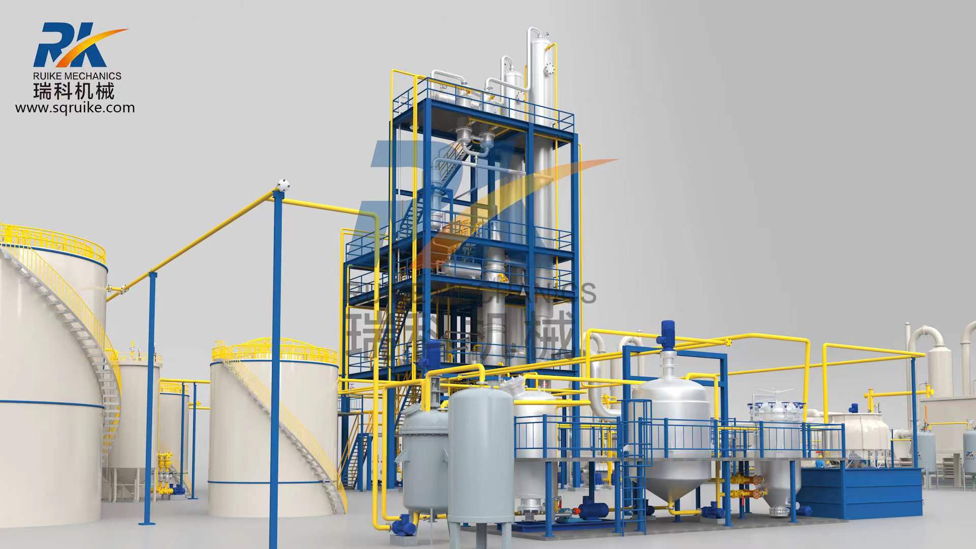 ruike distillation machine design