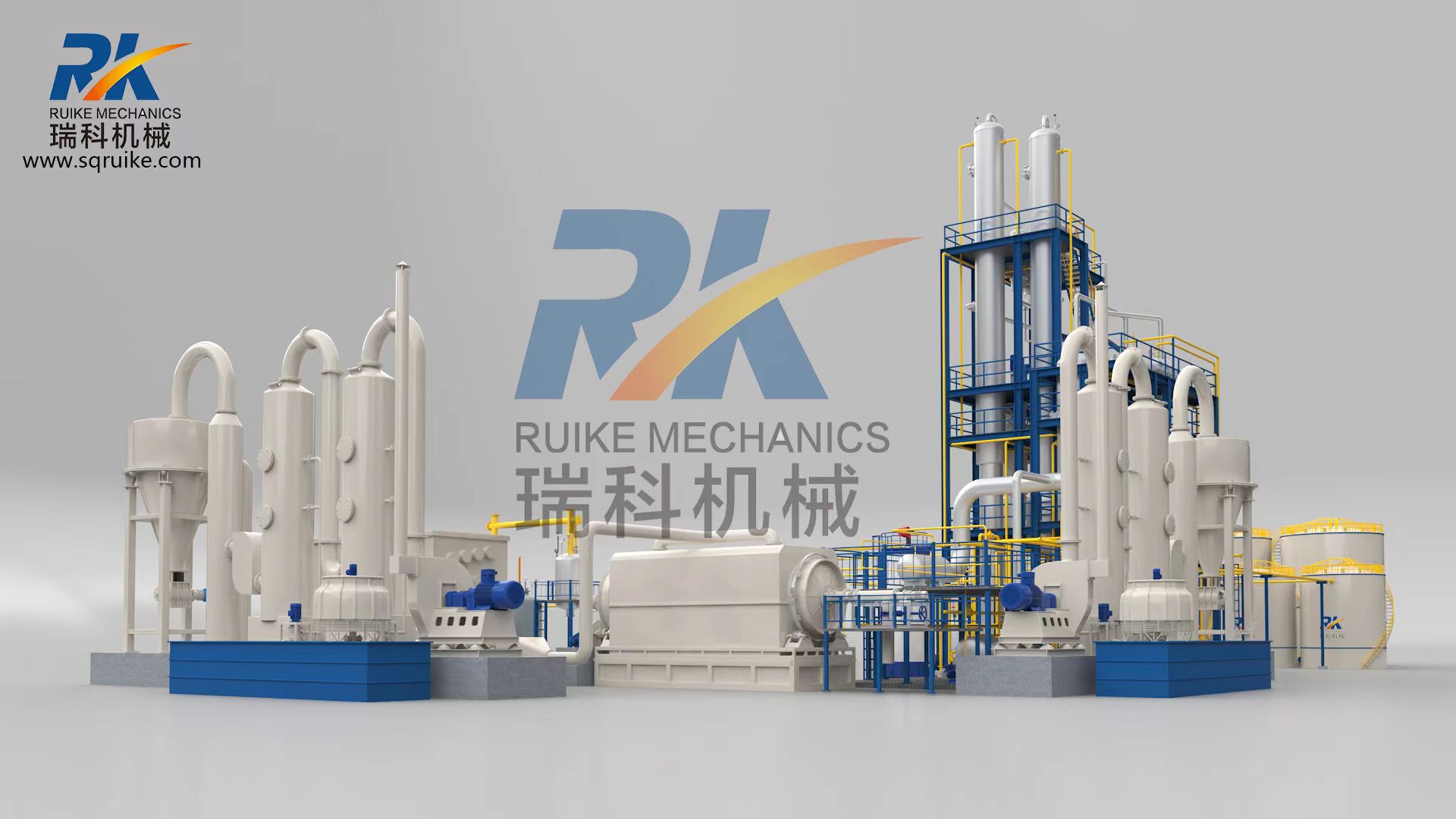 ruike pyrolysis distillation machine