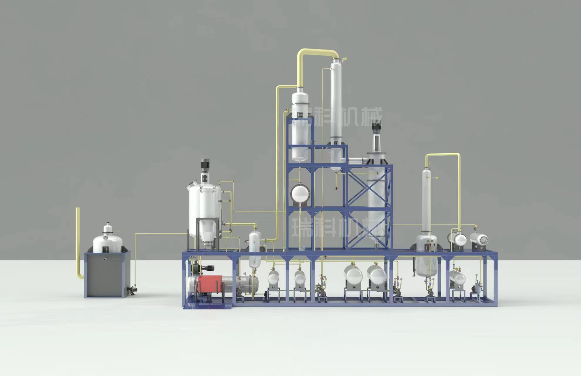 ruike distillation machine crude oil refinery equipment
