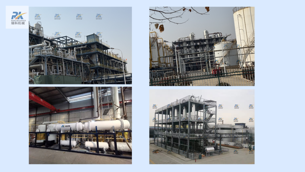 Ruike distillation machine projects