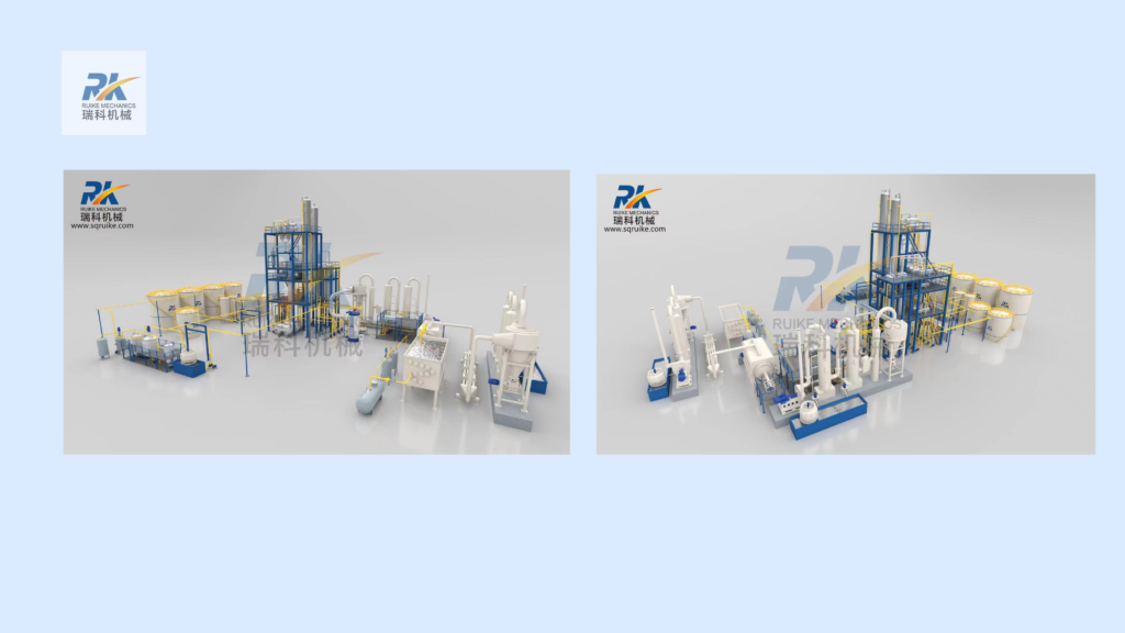 3D design Ruike distillation machine