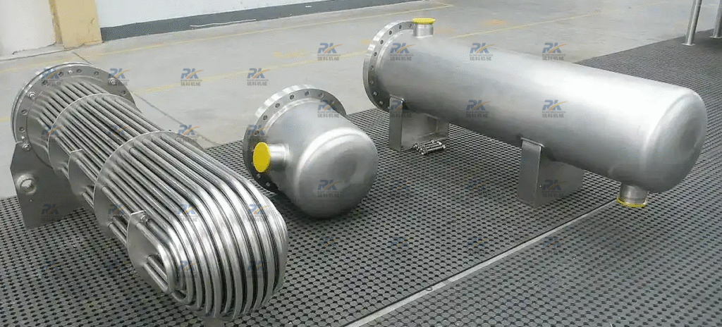 Ruike U type stainless steel tube condenser industry heat exchanger